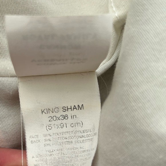 Vintage 1960’s or 70’s royal cannon family large king pillowcase sham - Picture 5 of 6